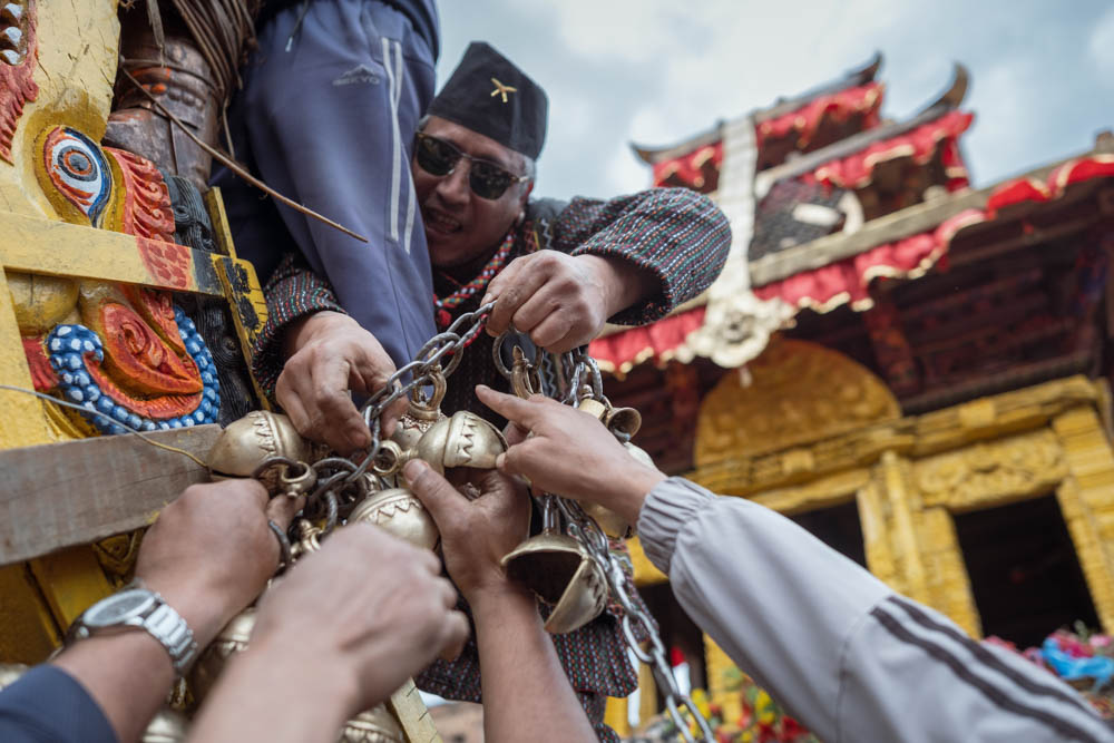 Momenti di festa a Bhaktapur